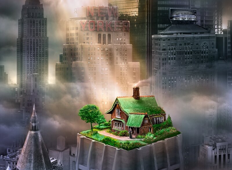 House on a Floating Island