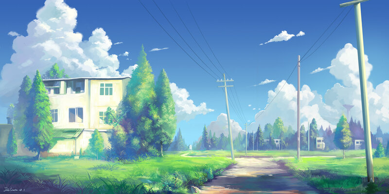 House on a Rural Road