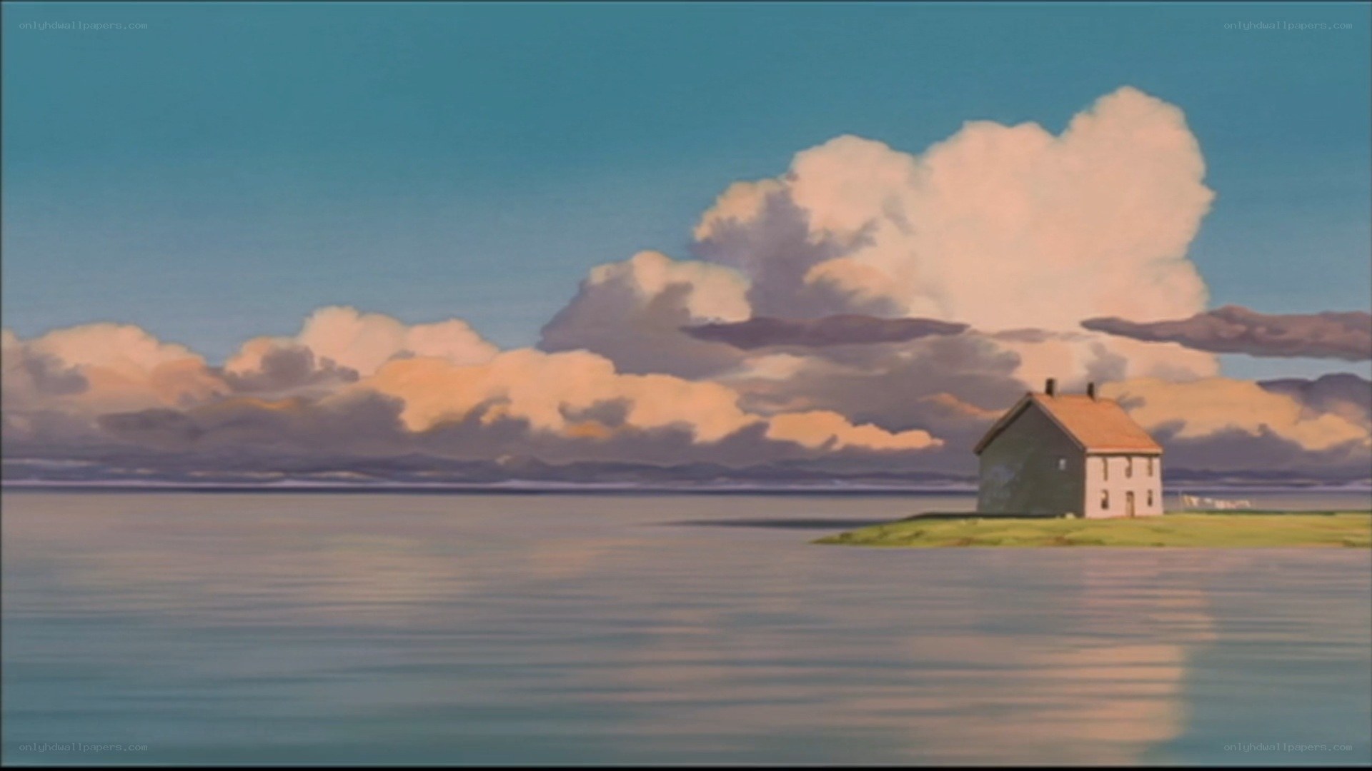 House on a small island