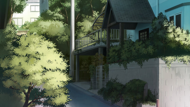 House on a Tree-lined Street