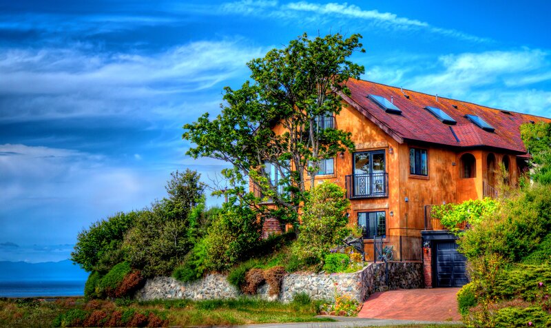 House on Coastal Hill
