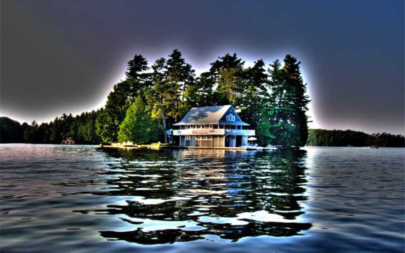 House on Island