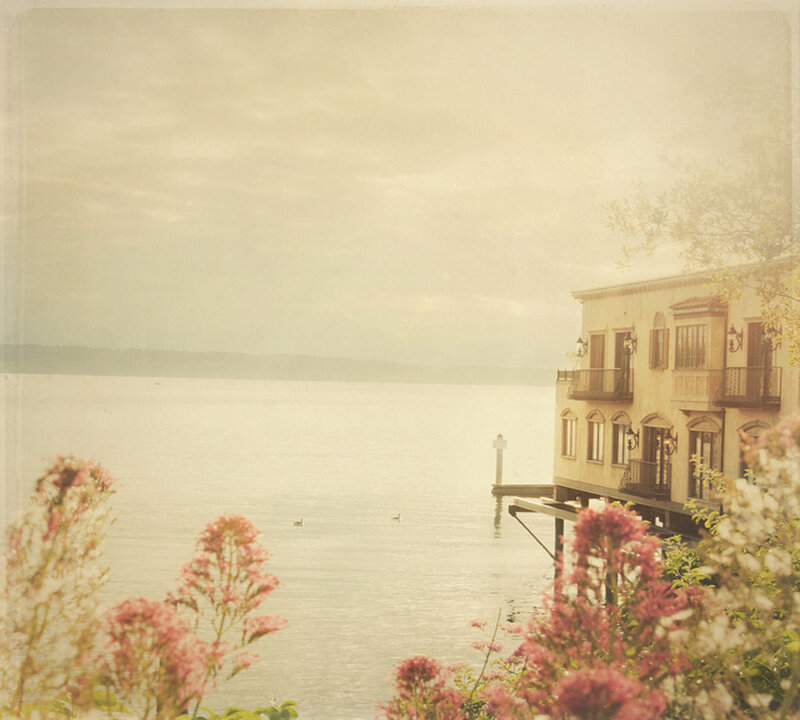 House on Lake Shore — Pink