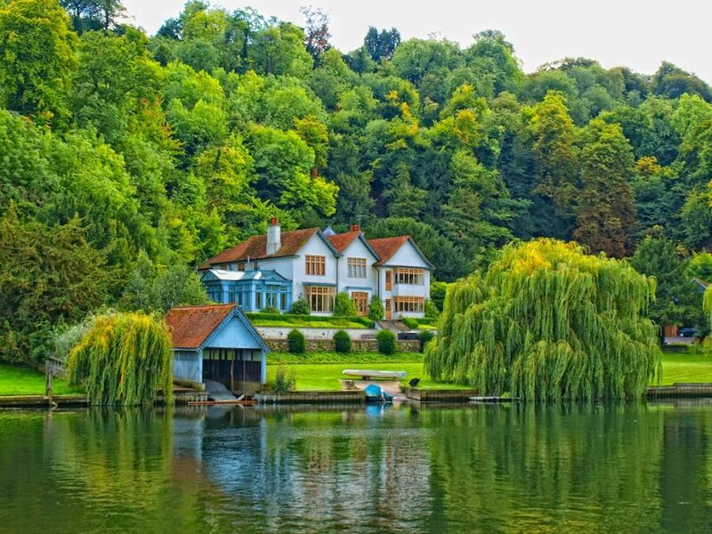 House on Riverbank