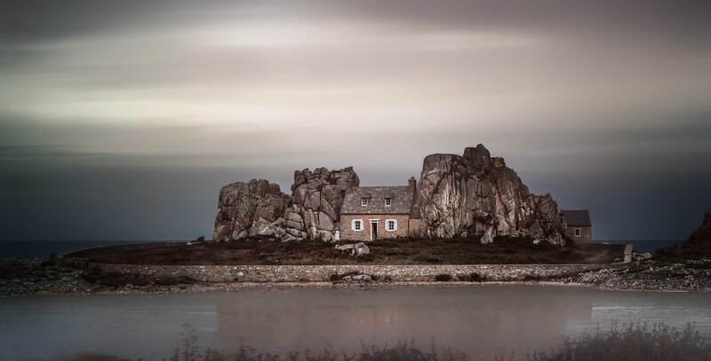 House on Rocky Island — Gray