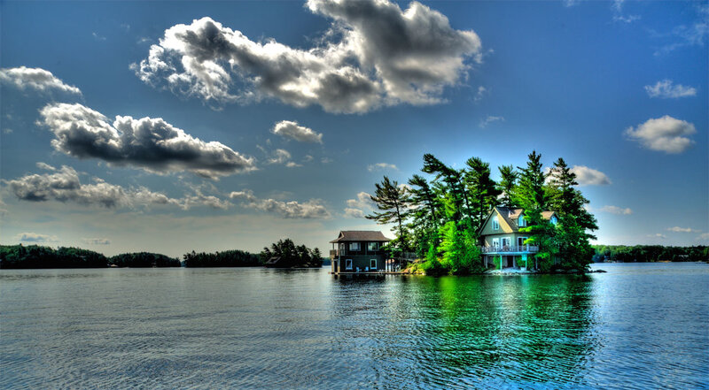 House on Small Island