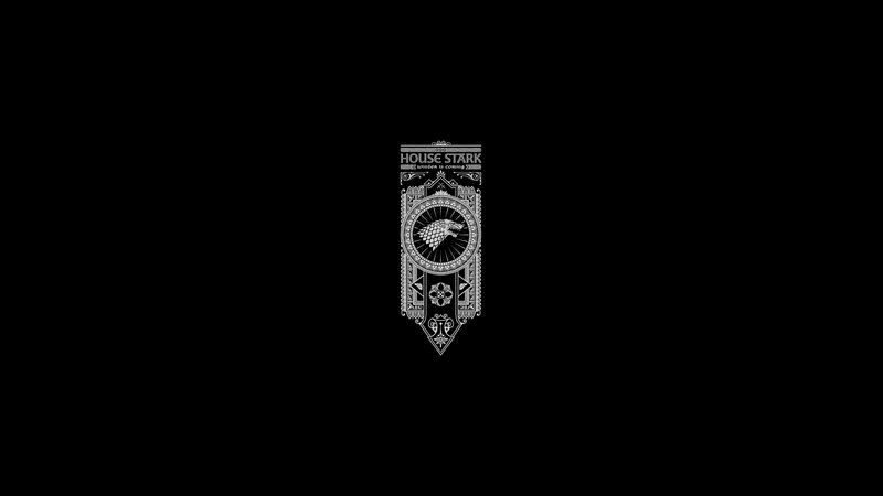 House Stark Sigil — Black
