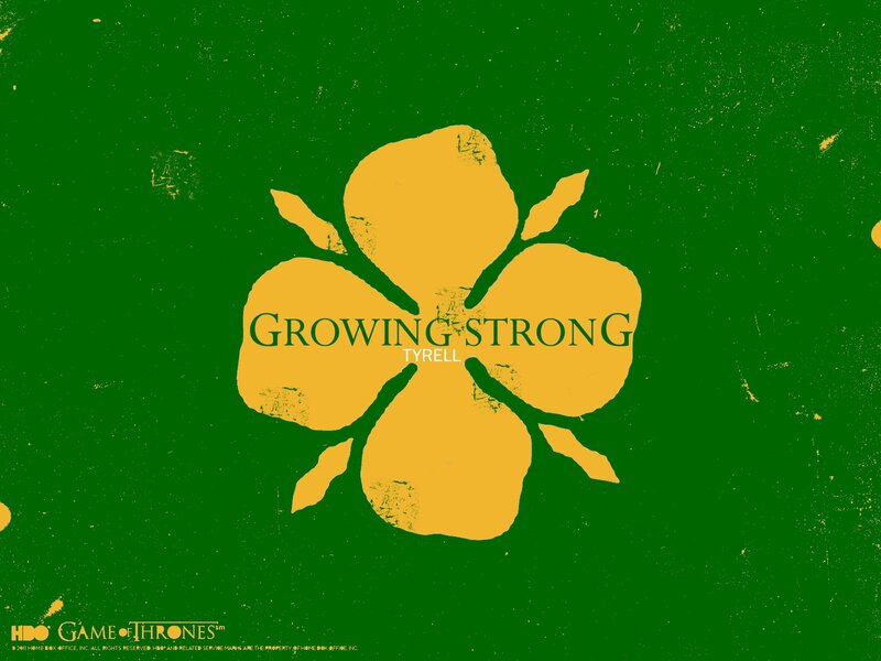 House Tyrell's sigil from Game of Thrones