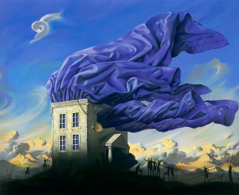 House with Floating Shirt
