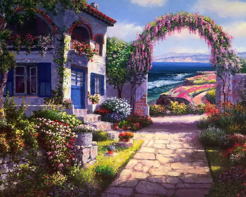 House with Garden Arch