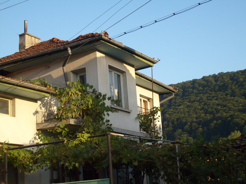 House with Grapevines