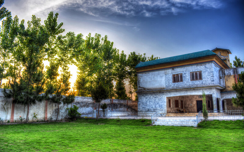 House with Green Lawn — Dramatic
