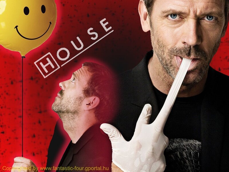 House with smiley balloon