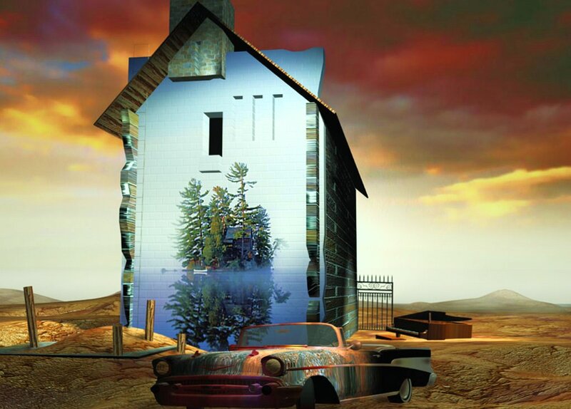 House with Trees Inside