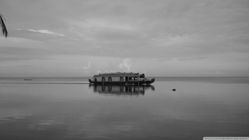 Houseboat on Calm Water