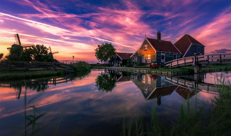 Houses and Windmills