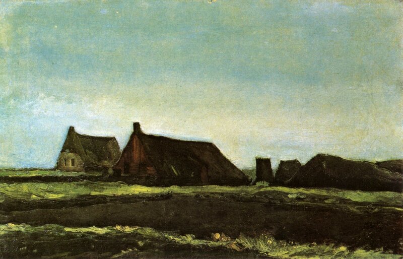 Houses in a rural landscape