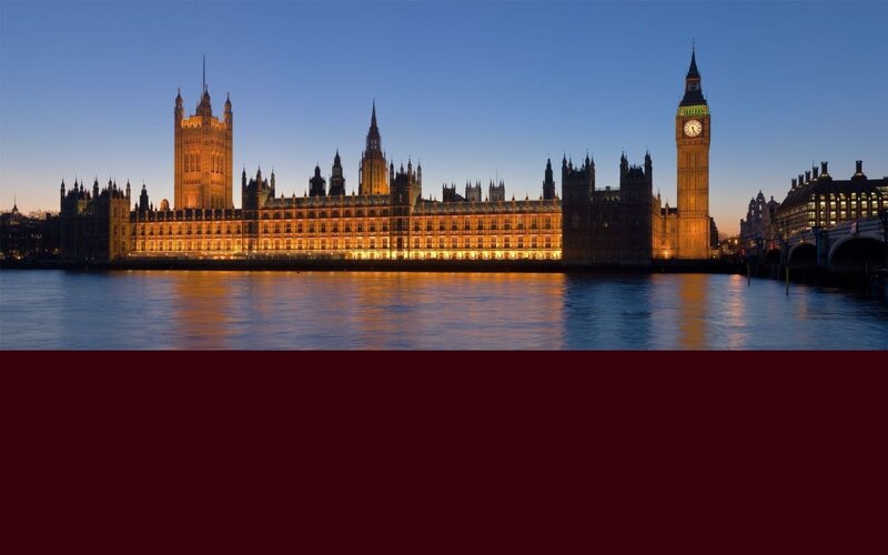 Houses of Parliament at dusk