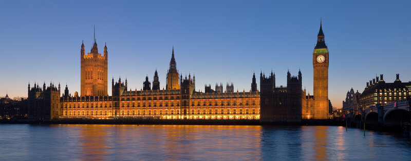 Houses of Parliament at dusk