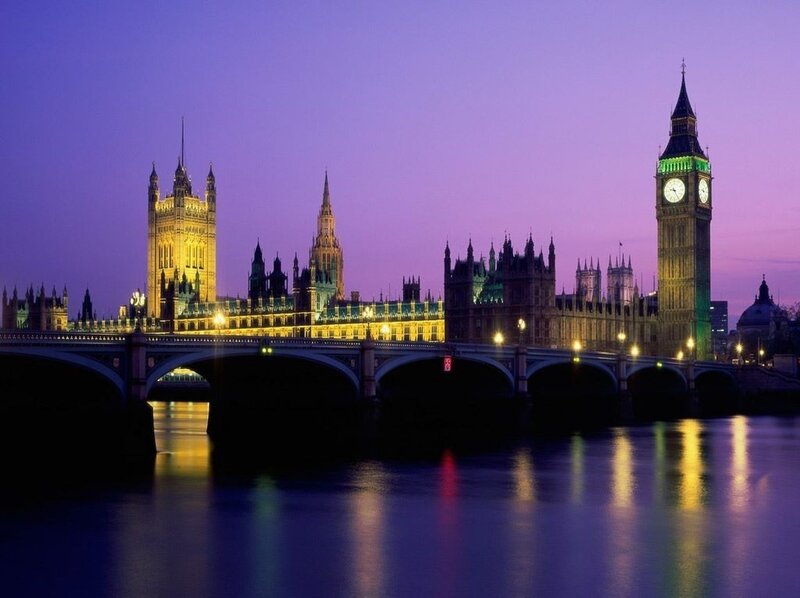 Houses of Parliament at dusk