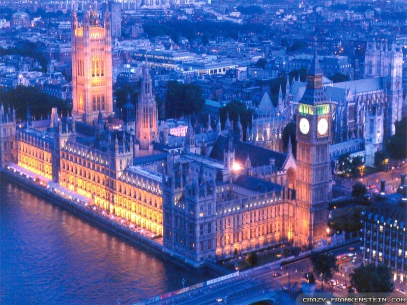 Houses of Parliament at dusk