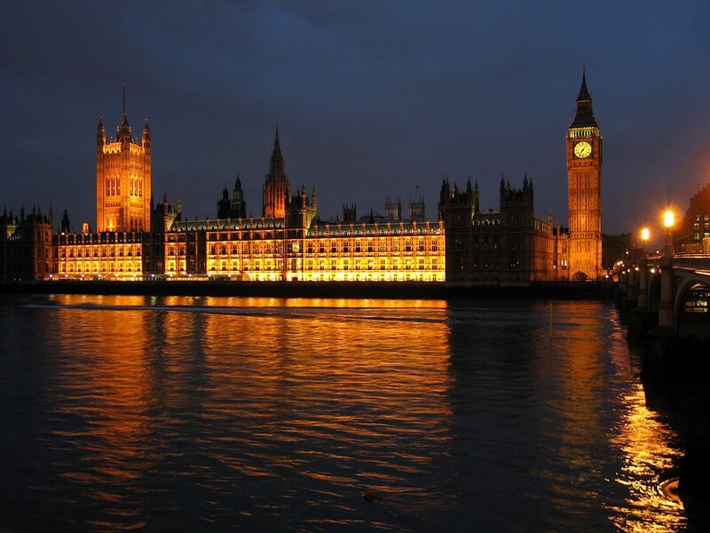 Houses of Parliament at night