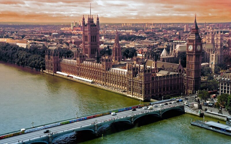 Houses of Parliament — Brown, Dramatic