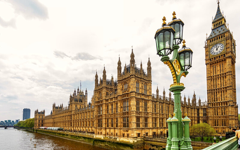 Houses of Parliament — Brown, Overcast, Afternoon