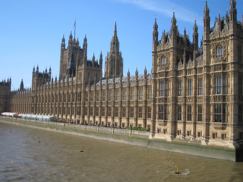 Houses of Parliament — Brown, Serene, Afternoon