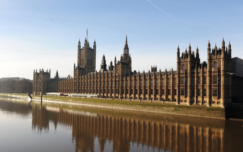Houses of Parliament by the Thames