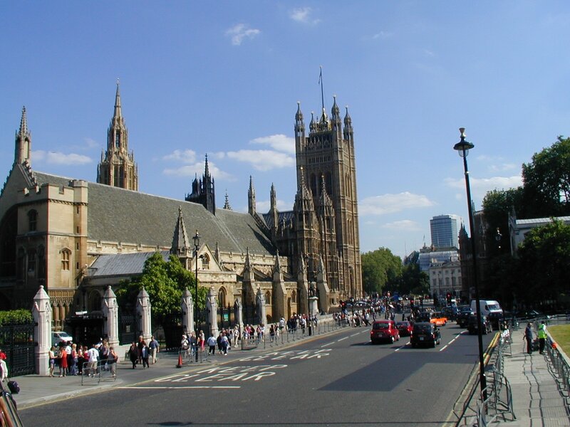 Houses of Parliament on a sunny day