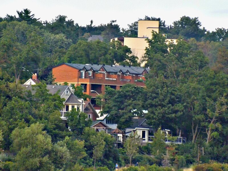 Houses on a Hillside — Green, Calm