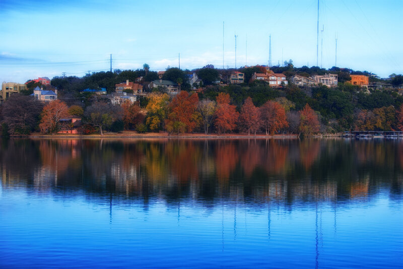 Houses on a Lakeshore