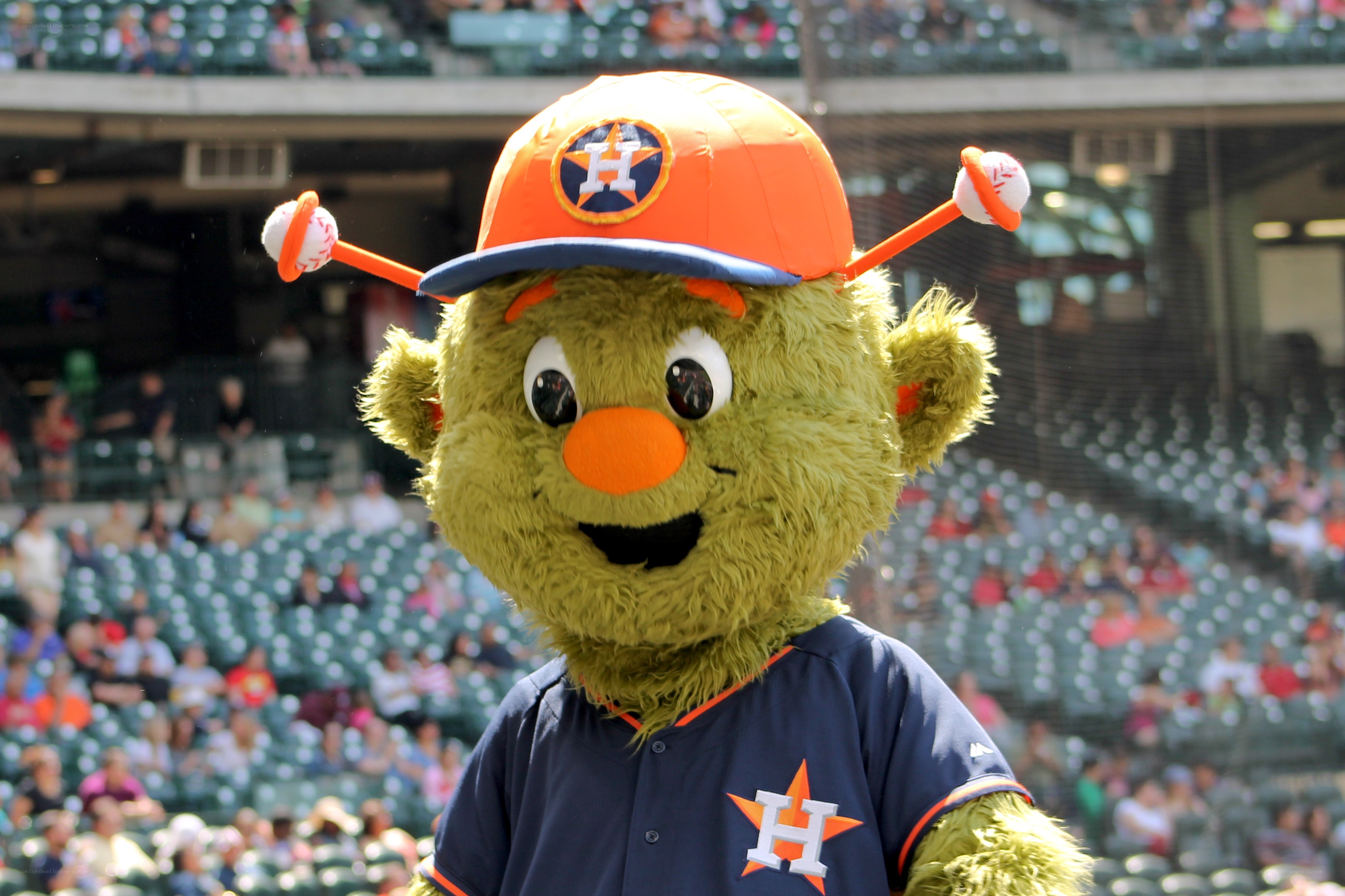 Houston Astros mascot at stadium