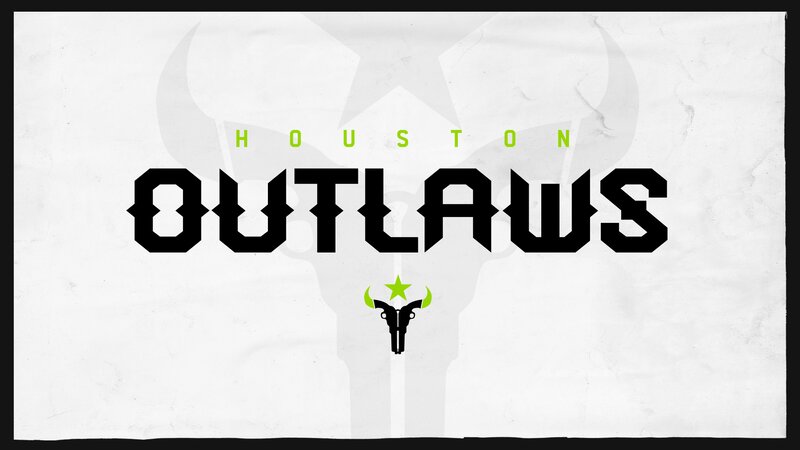 Houston Outlaws Logo — Black
