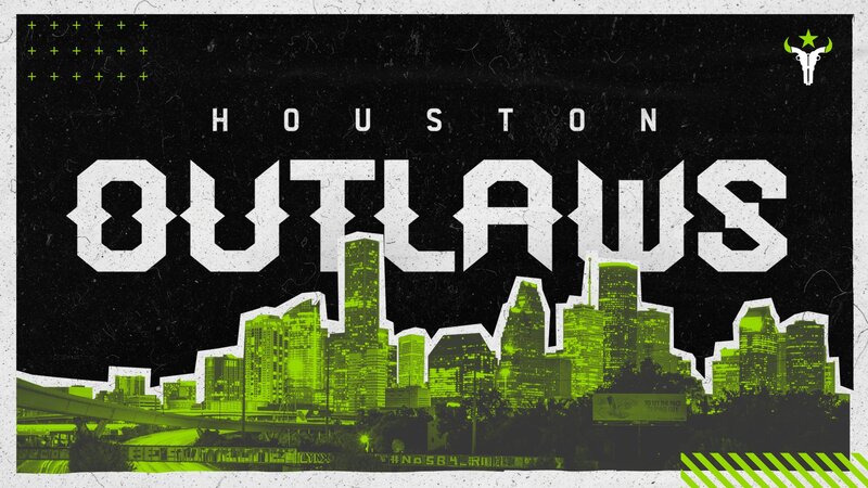 Houston Skyline — Black