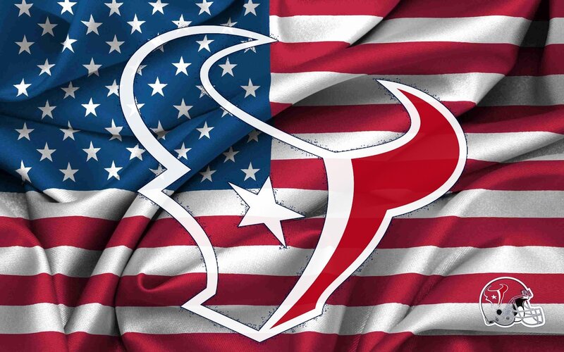 Houston Texans Logo — Red, Patriotic