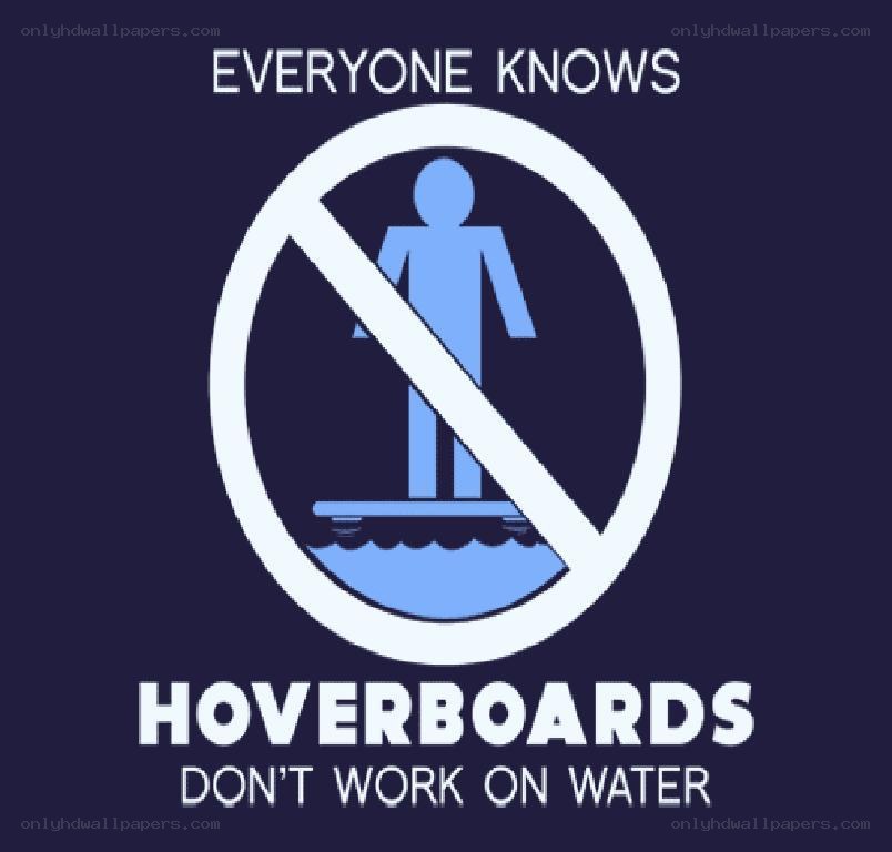 hoverboards don't work on water