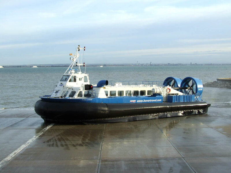 Hovercraft at Dock