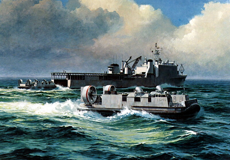 Hovercrafts and Ship