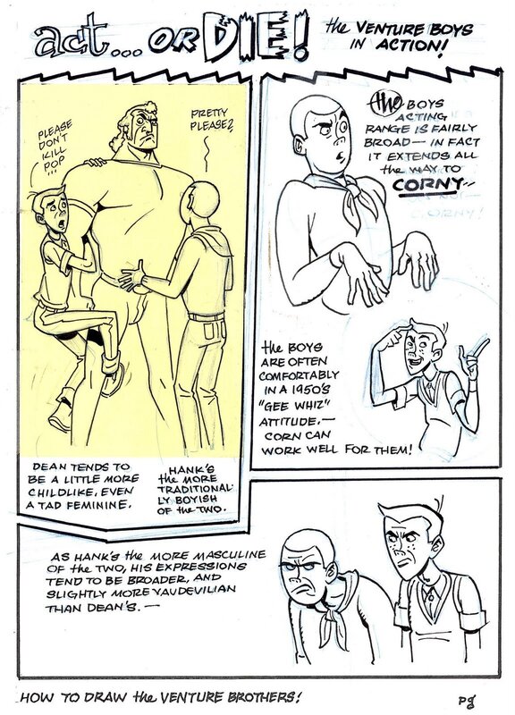 How to Draw the Venture Brothers