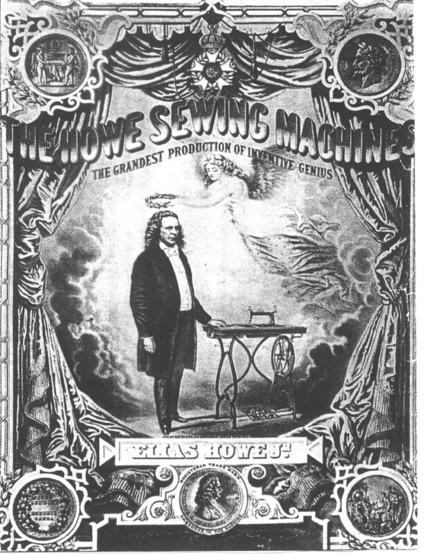 Howe Sewing Machine Advertisement