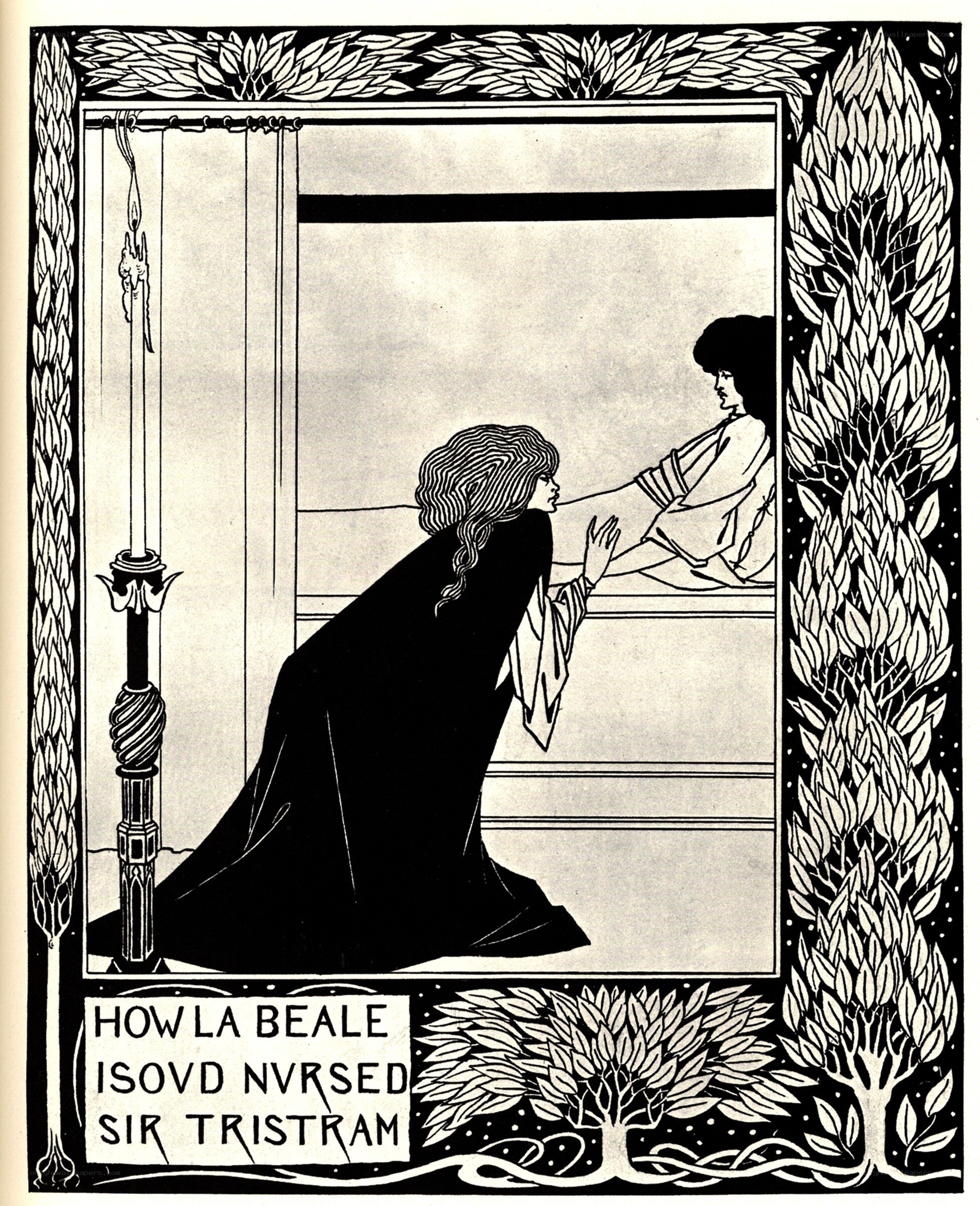 Howla Beale nurses Sir Tristram
