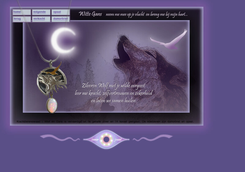 Howling Wolf and Pendant
