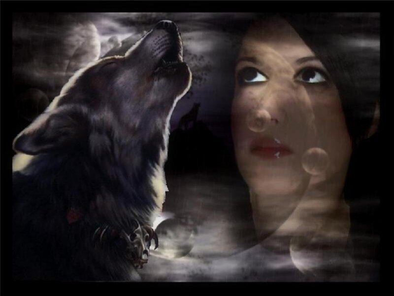 Howling Wolf and Woman
