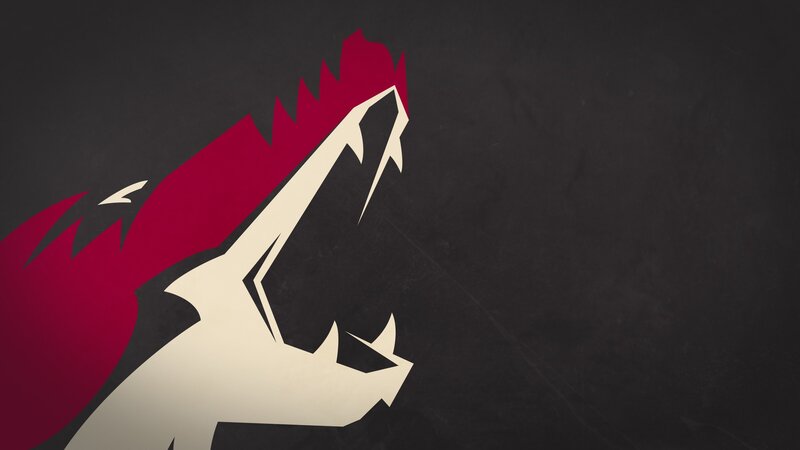 Howling Wolf Head — Black, Aggressive