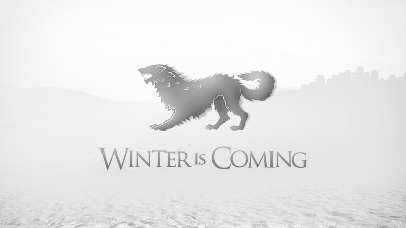 Howling Wolf Silhouette — White