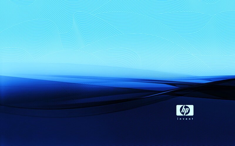HP abstract blue wallpaper