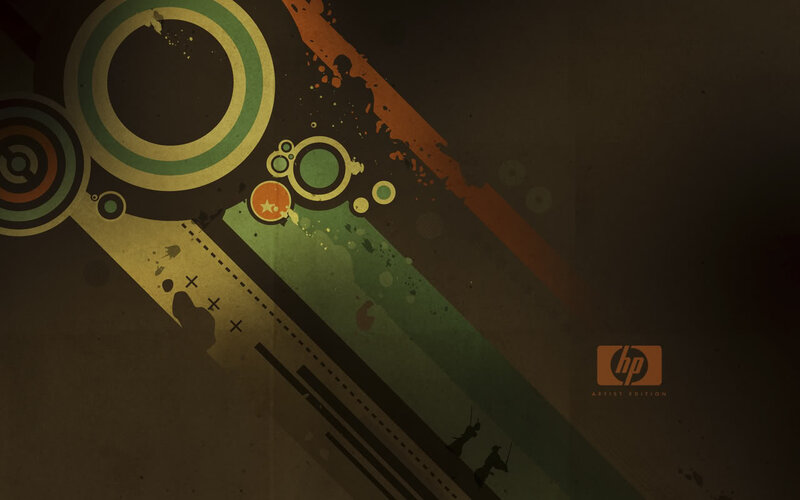 HP Artist Edition abstract design