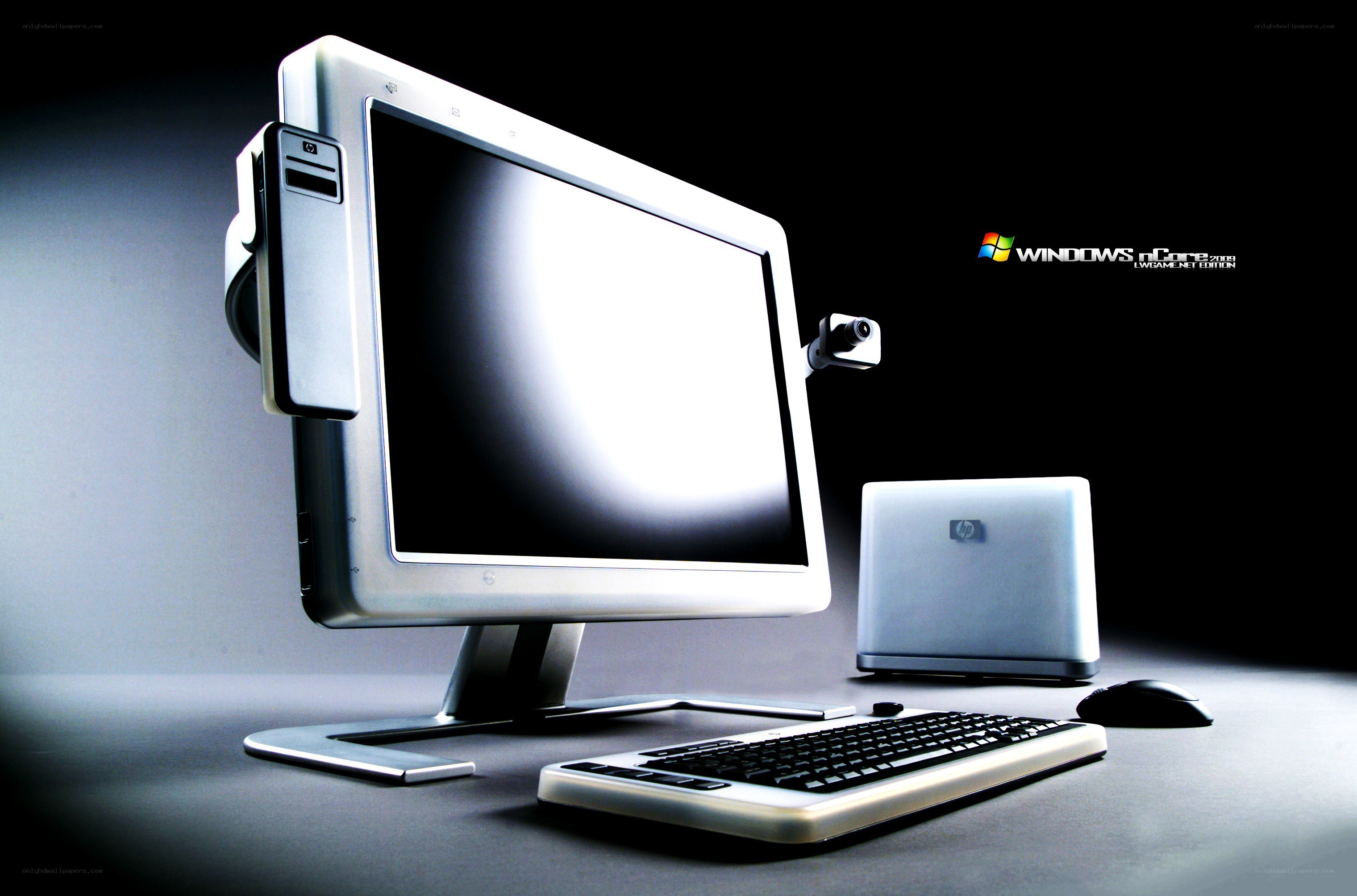 HP desktop with Windows XP